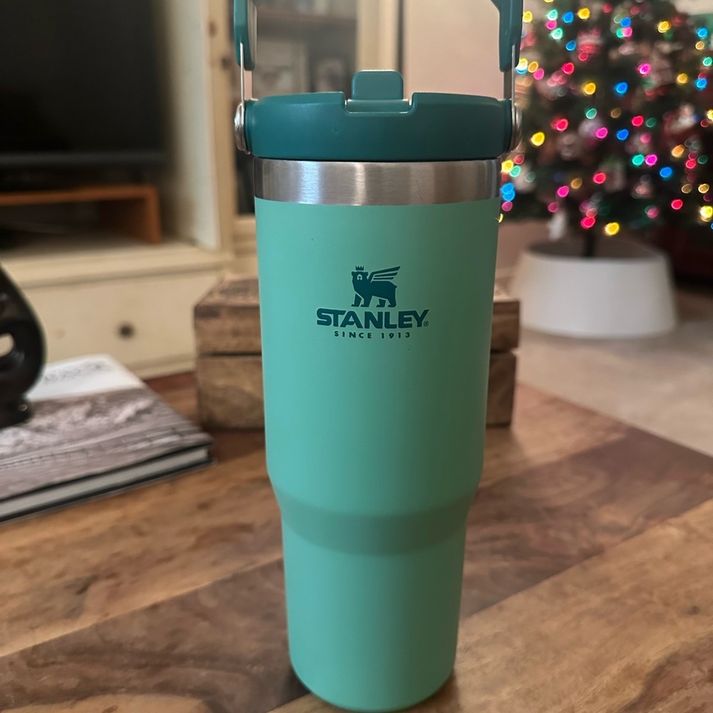 Stanley Mint Green Travel Tumbler